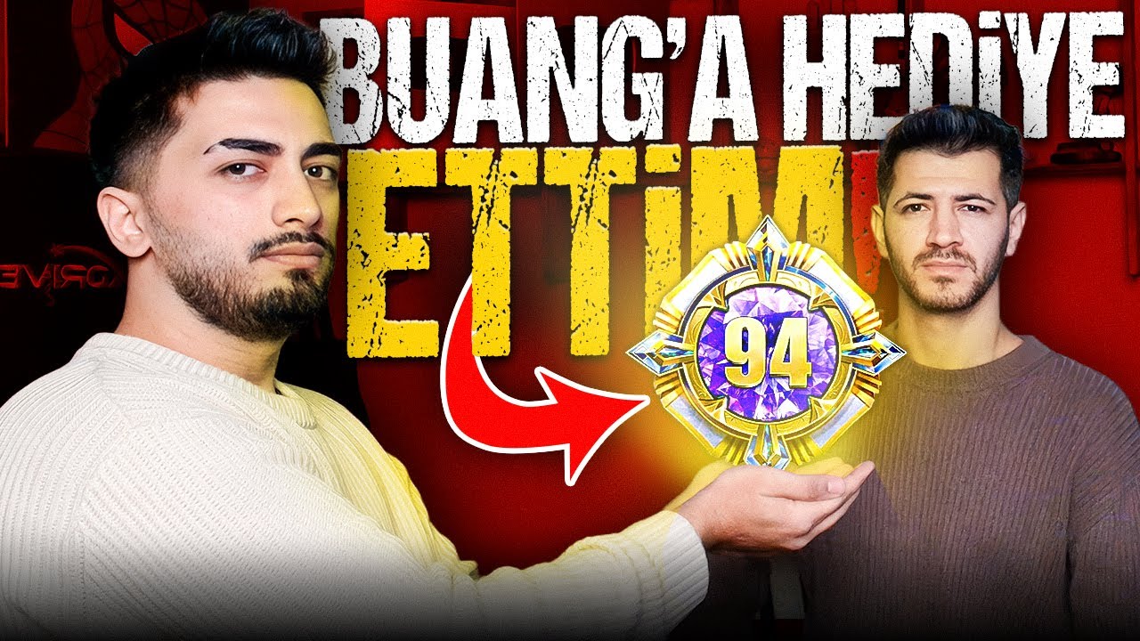 BUANG’A Gerçek Hayatta 94 KOLEKSİYON Hesap HEDİYE ETTİM! | PUBG Mobile