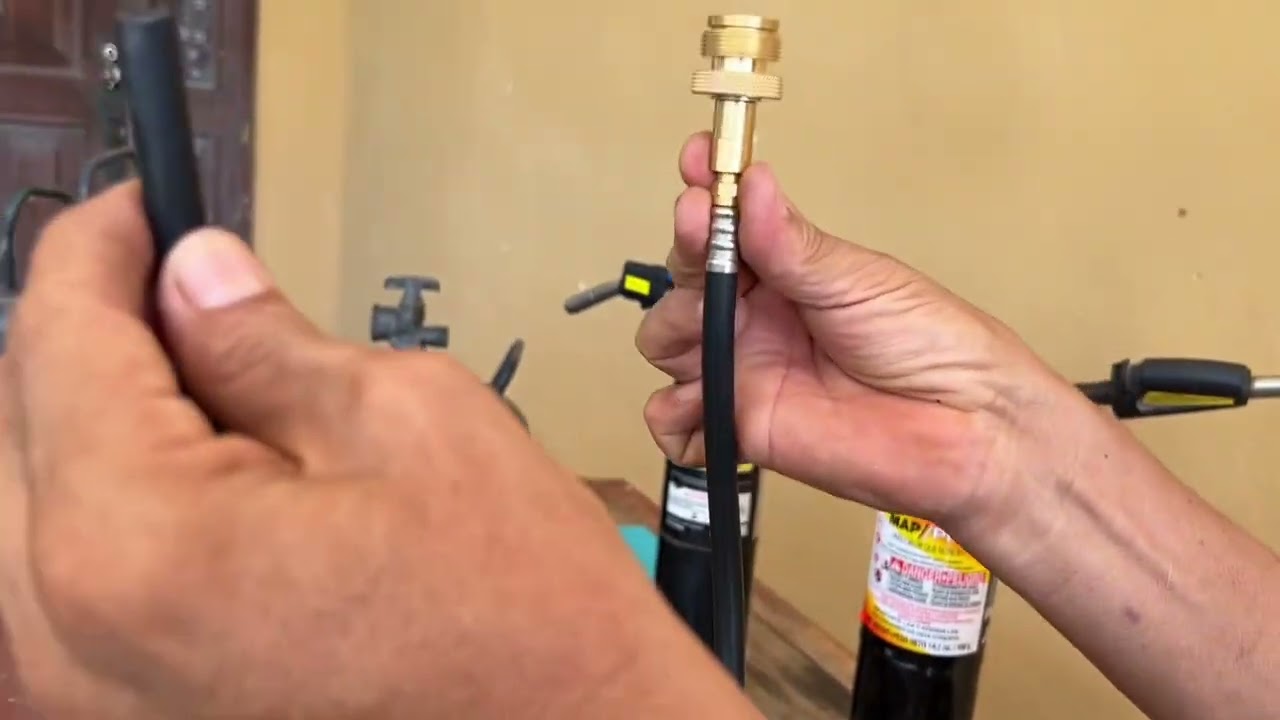 SOPLETE DE ANTORCHA UTILIZANDO GAS LP PARA SOLDADURAS EN REFRIGERACIÓN