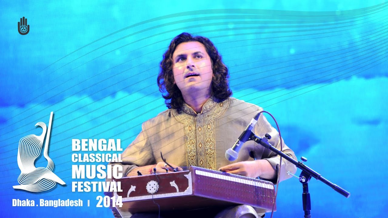 Raga Kaushik Dhwani on the Santoor  I  Rahul Sharma at the Bengal Classical Music Festival 2014