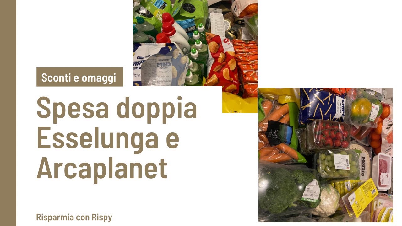Получите двойную выгоду от покупок в Esselunga на дому и в Arcaplanet, используя купон.