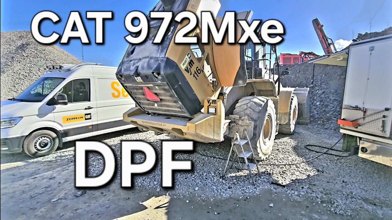 CAT 972Mxe Jak wymienić DPF'a