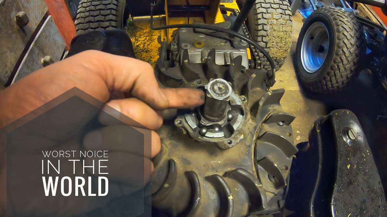 How to fix a noisy recoil starter on a Briggs and Stratton engine