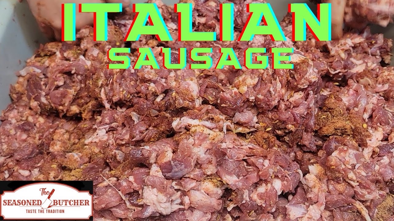 HOMEMADE VENISON ITALIAN SAUSAGE.  COMPLETE STEP BY STEP GUIDE!