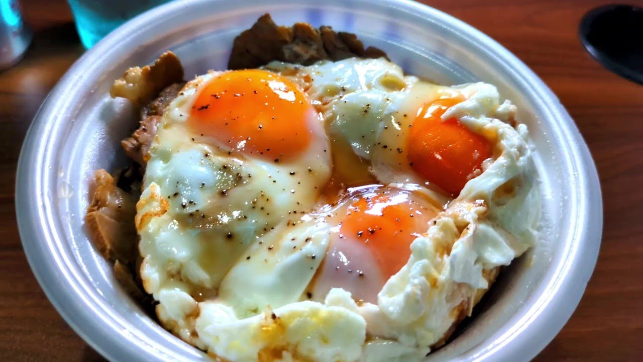 【松屋】新商品「今治辛玉焼豚玉子飯」大盛りを食べてみた！！