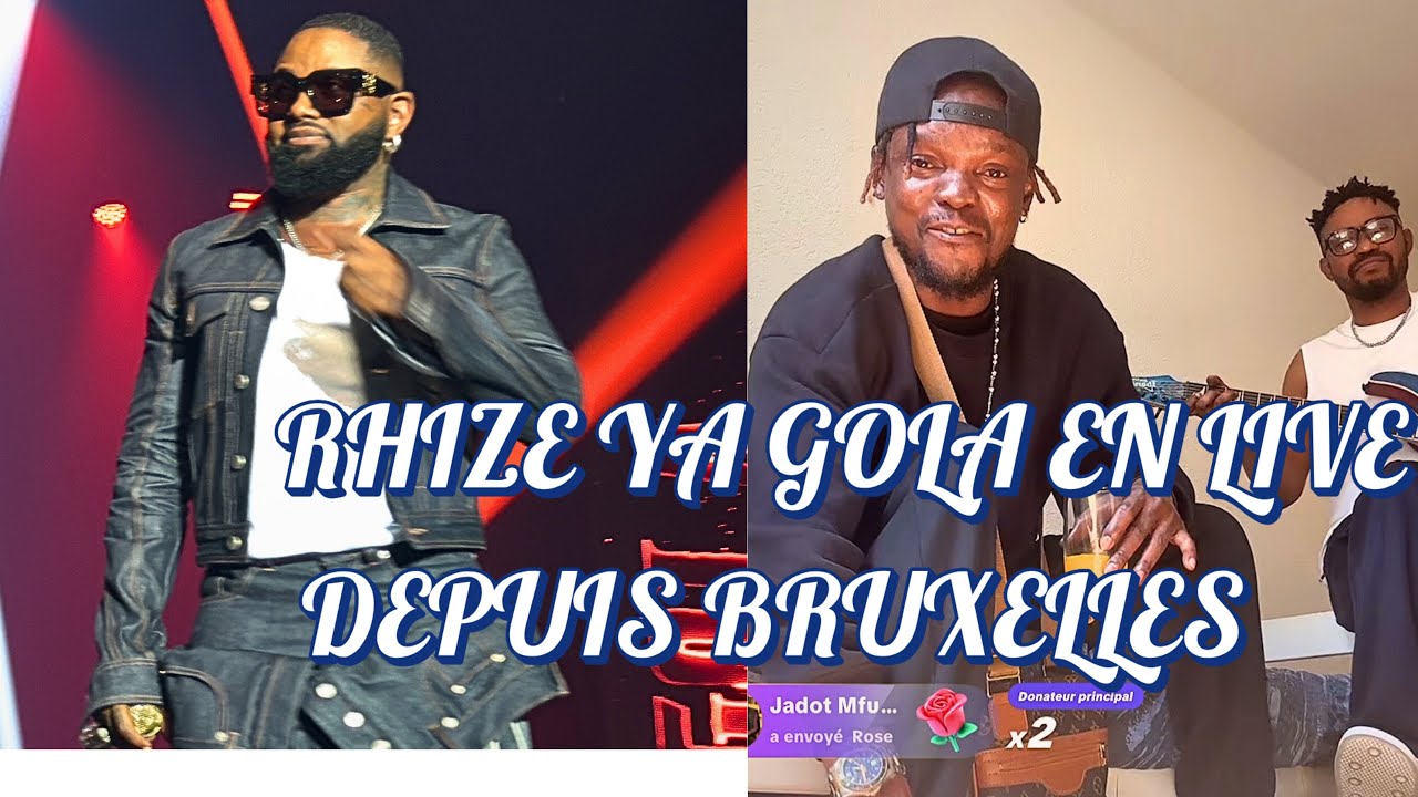 FERRE GOLA RHIZE YA GOLA EN LIVE DEPUIS BRUXELLES