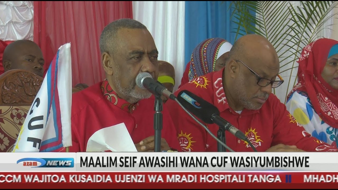 Maalim Seif: Mgogoro ndani ya CUF usiwayumbishe
