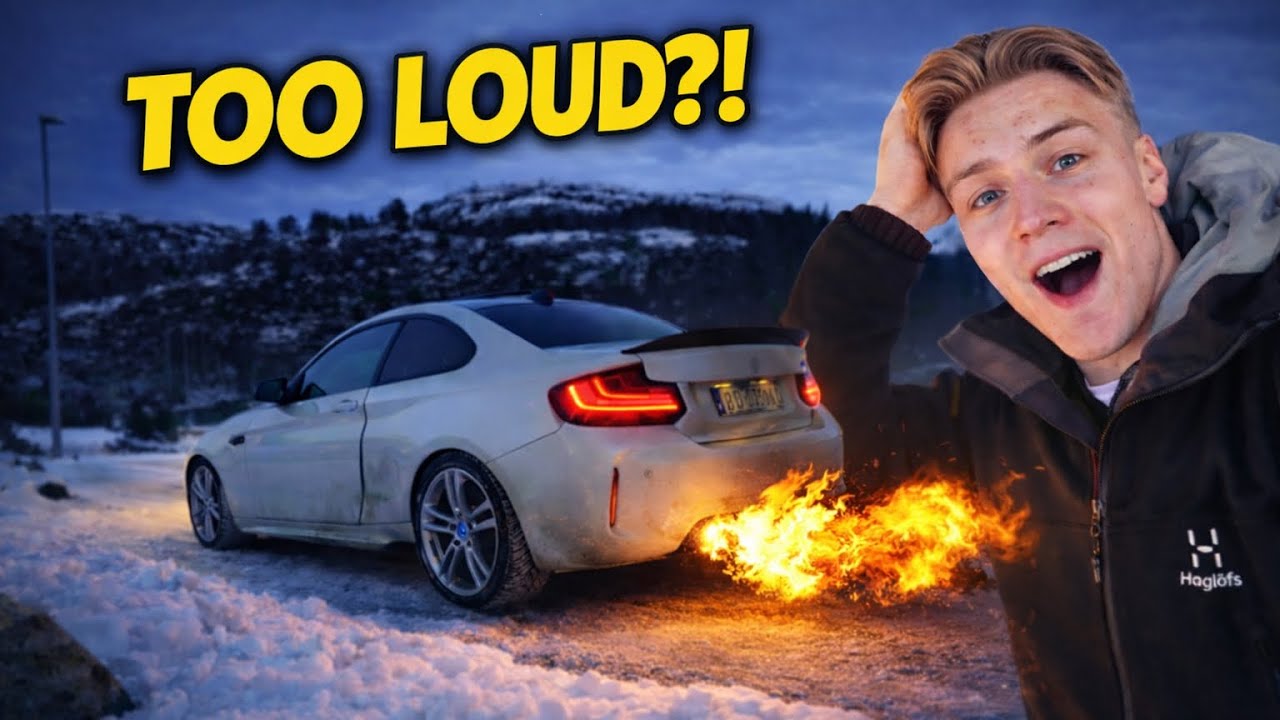 NEW EXHAUST ON BMW M2 (SUPER LOUD)