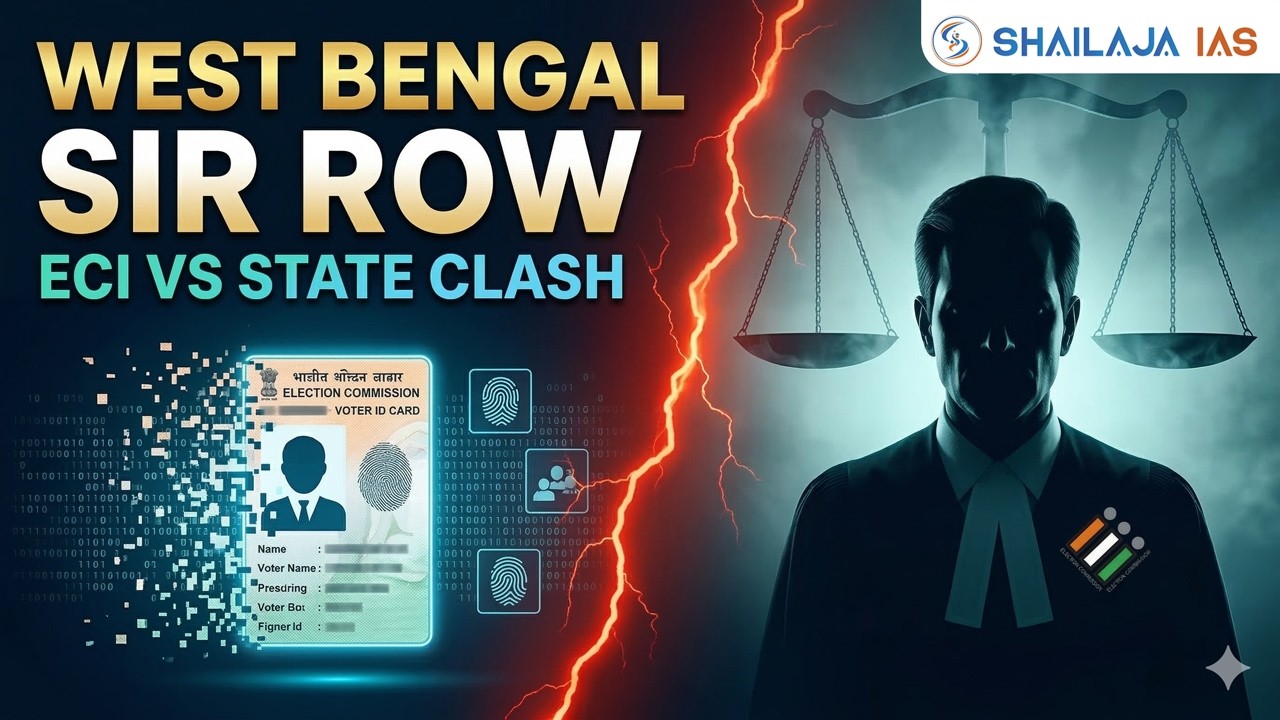 West Bengal SIR Row | ECI vs State Clash Over Voter Deletions