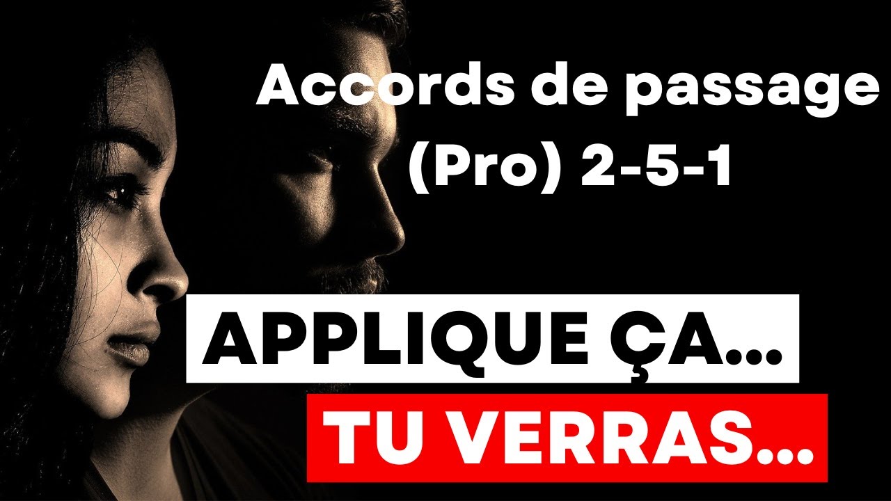 🔴 Tutoriel Progression 251- Accords de passage gospel (Pro)🔥
