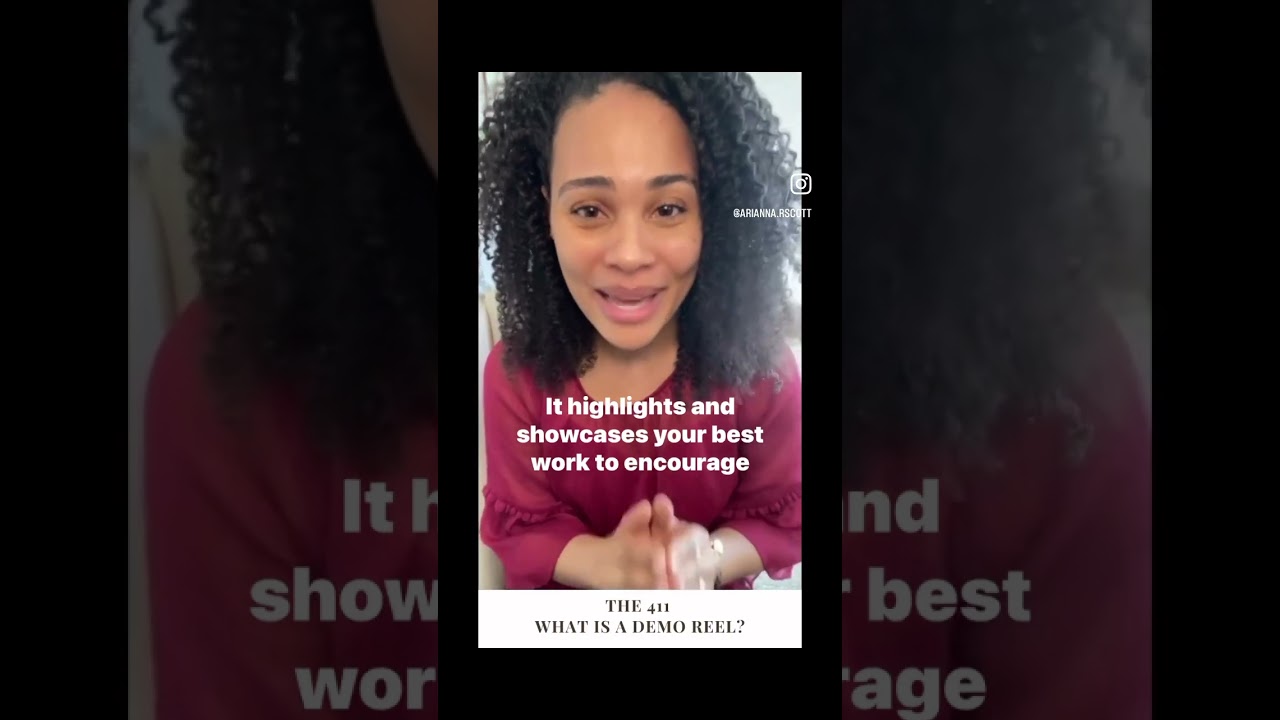 What is a DEMO REEL?! 🧐🤩