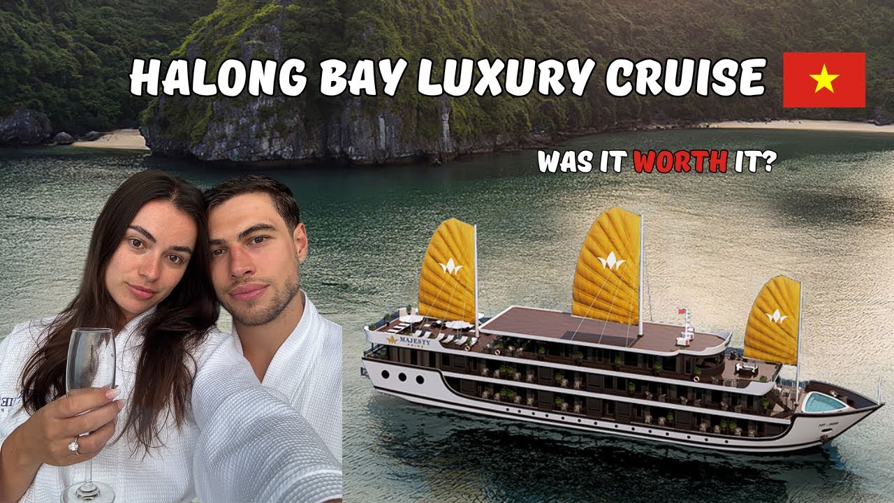 24 Hours On the BEST Luxury 5-Star Halong Bay Cruise 🇻🇳 | Was it worth it?  (Honest Review)