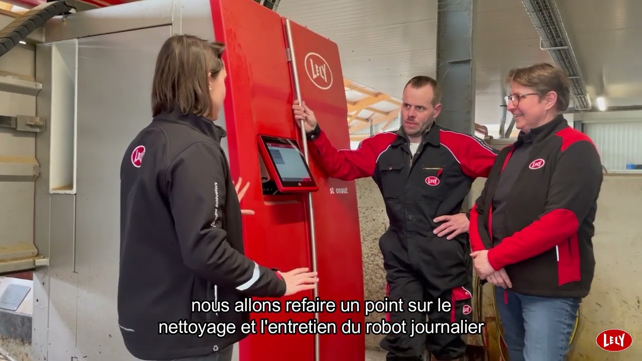 Témoignage Gaec de la Cossonnière Neuve - entretien journalier Lely A5