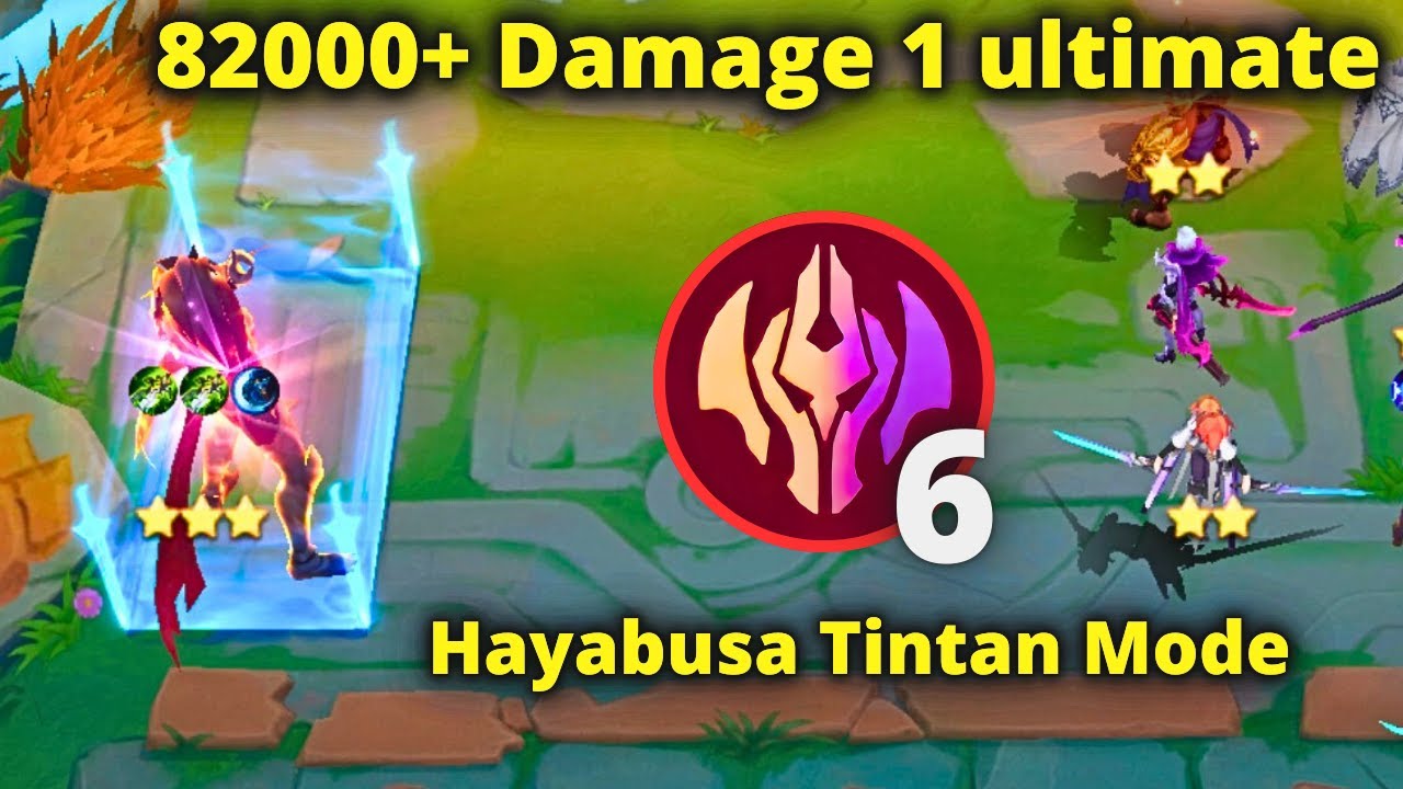 IMMORTALS HAYABUSA TITAN MODE LATEGAME COMEBACK ALWAYS | MLBB MAGIC CHESS BEST SYNERGY COMBO TERKUAT