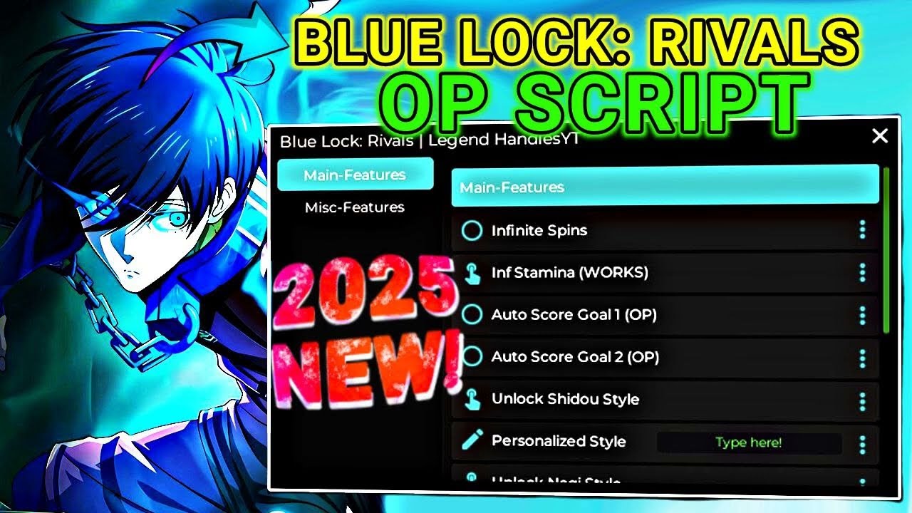 🐍[UPD] Blue Lock: Rivals Script Hack - INF SPIN, INFINITE STAMINA, AUTO SCORE, AIKO STYLE! PC/MOBILE