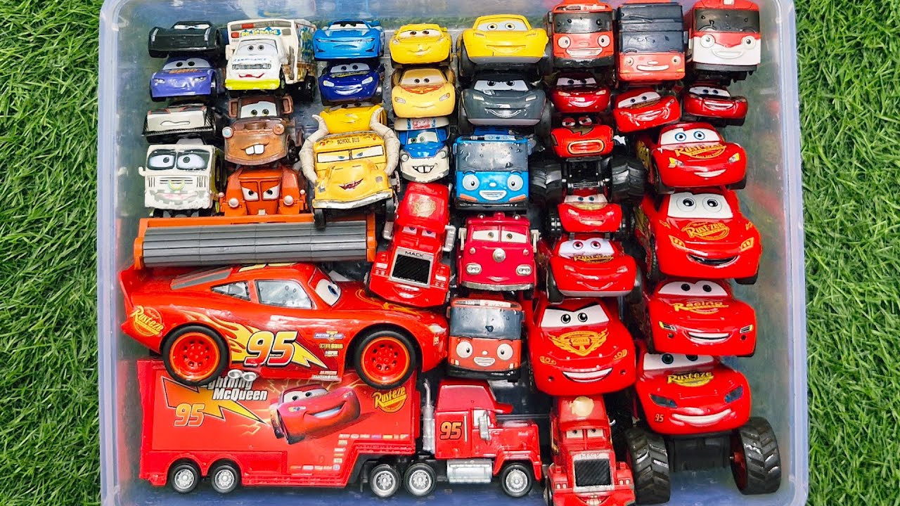 Disney Pixar Cars Unboxing Review | Lightning McQueen, Tow Mater, Doc Hudson, Sally Carrera, Mack