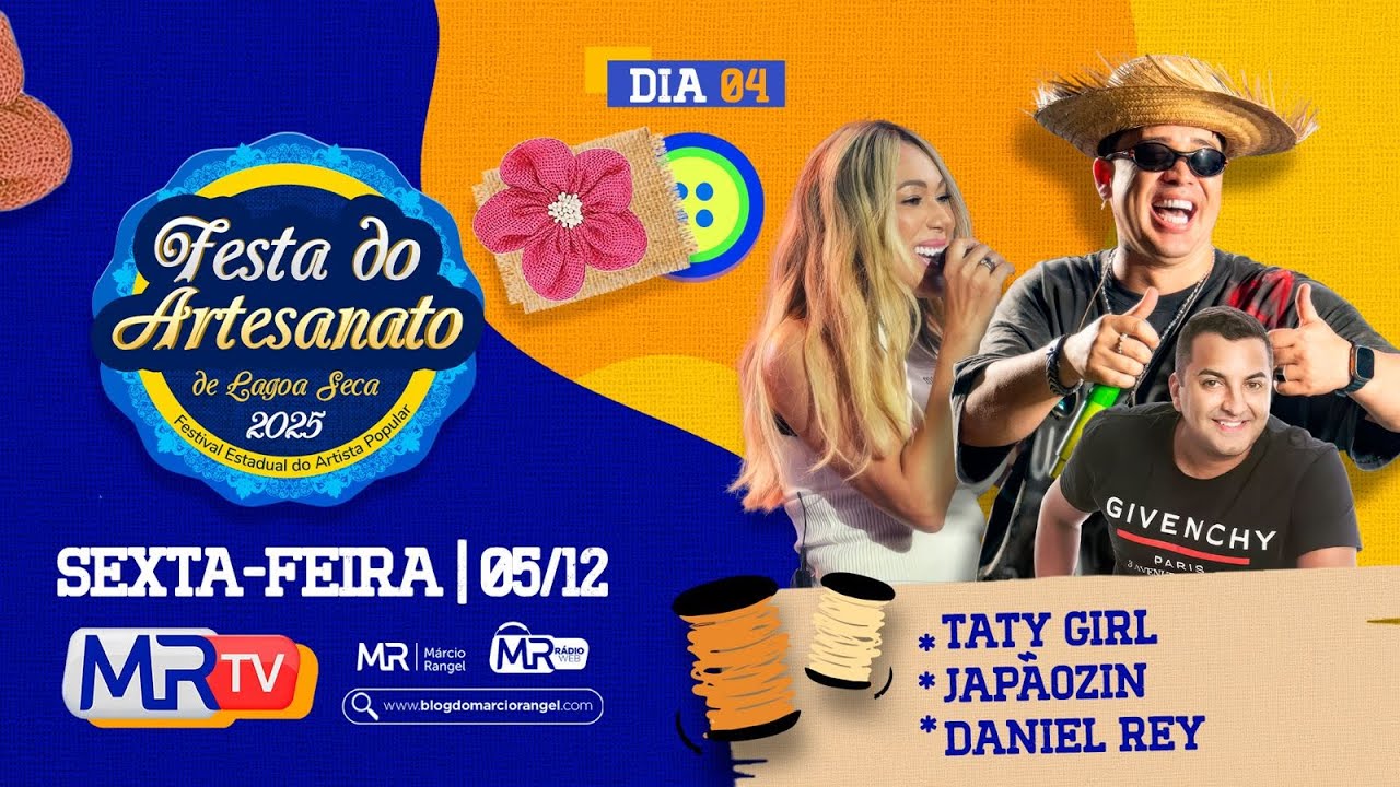 FESTA DO ARTESANATO 2025 LAGOA SECA - DIA 04 (05/12/2025)