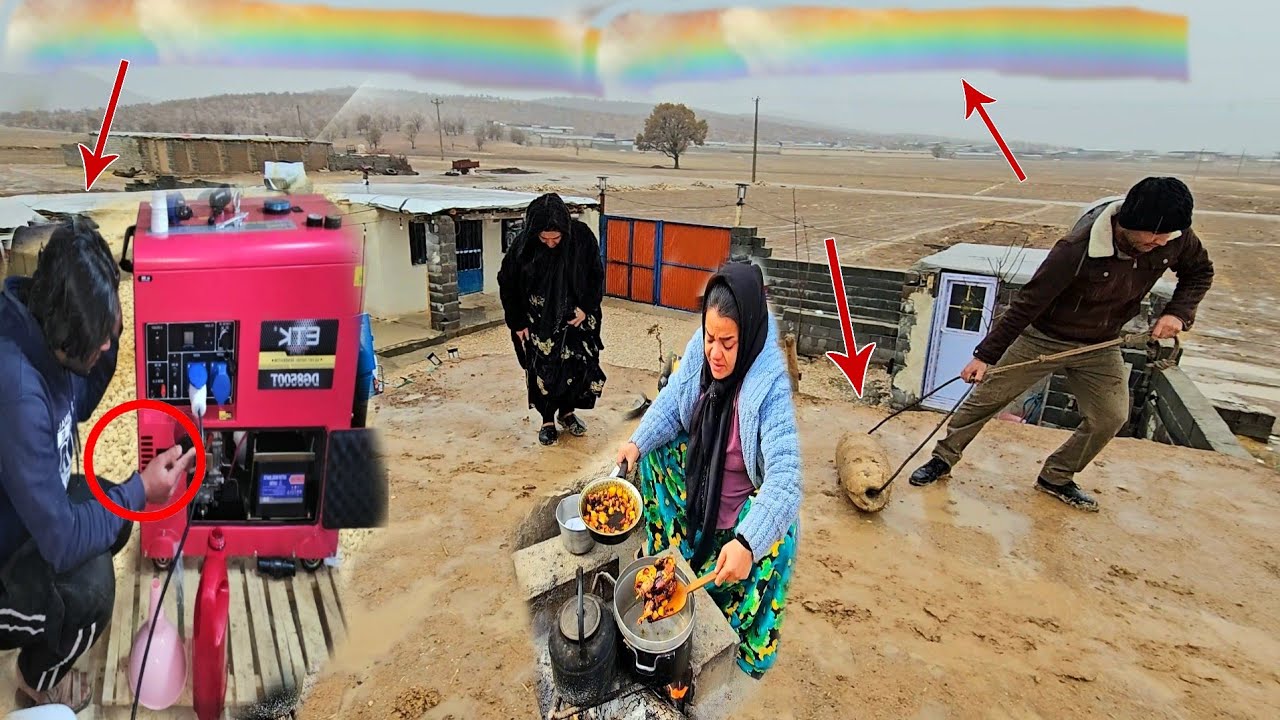 Rain at Farm Again: Hassan Nomadic Family Resists the Cold Winter