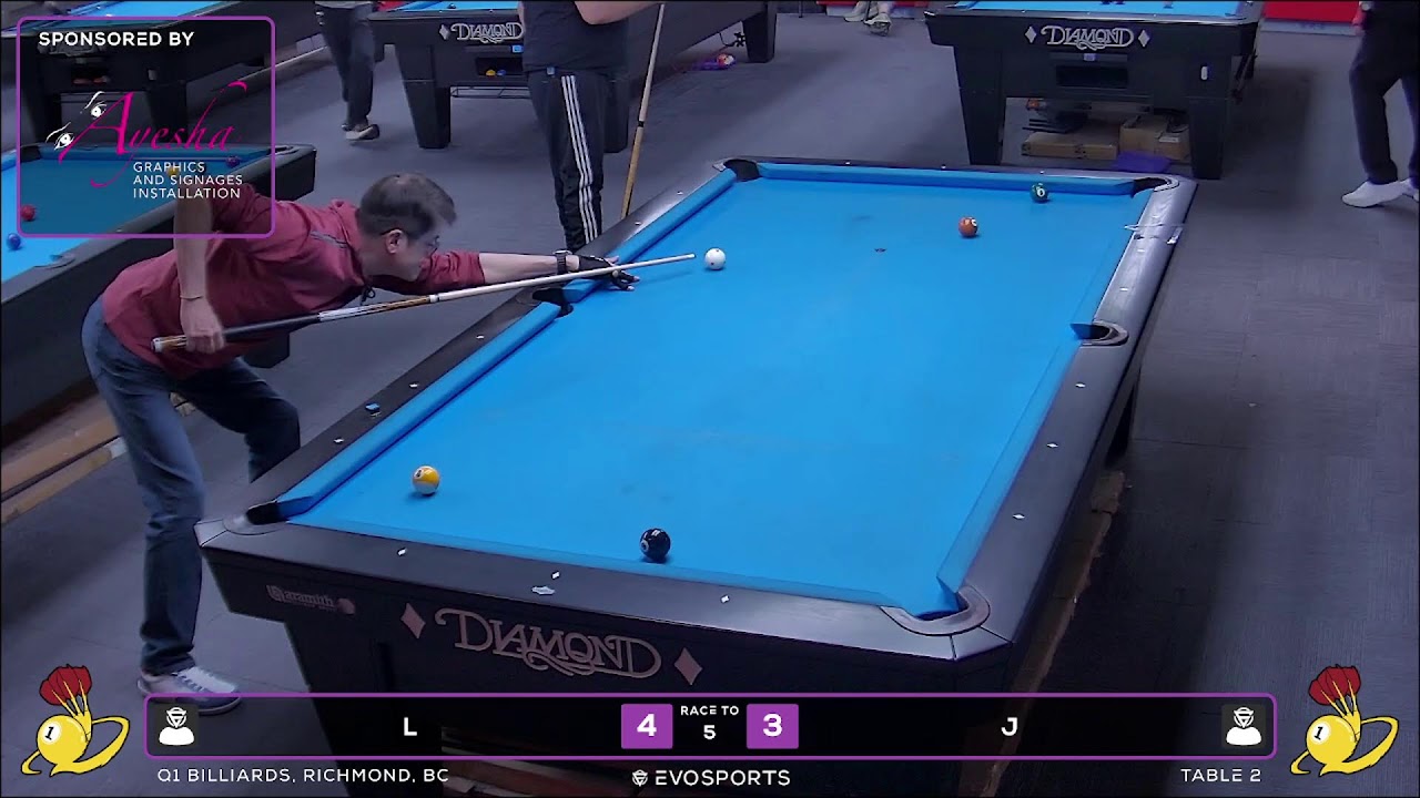 L vs J - Q1 BILLIARDS - TABLE 2 | EvoSports