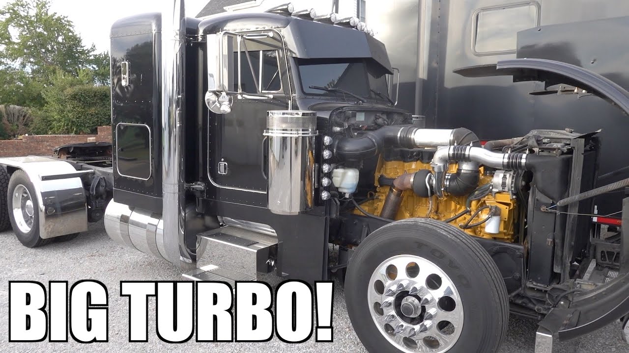 Peterbilt 379 Gets BIG Single Turbo!! C-15 Insane Difference!! Part 2