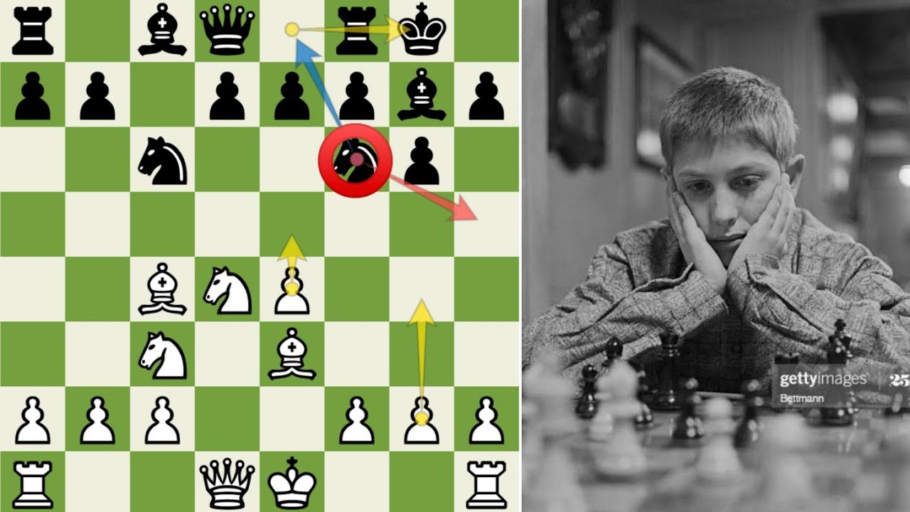 Bobby Fisher trap | sicilian defence | 15 moves miniature | fr.mr.chesscomcuber#chess#bobbyfisher