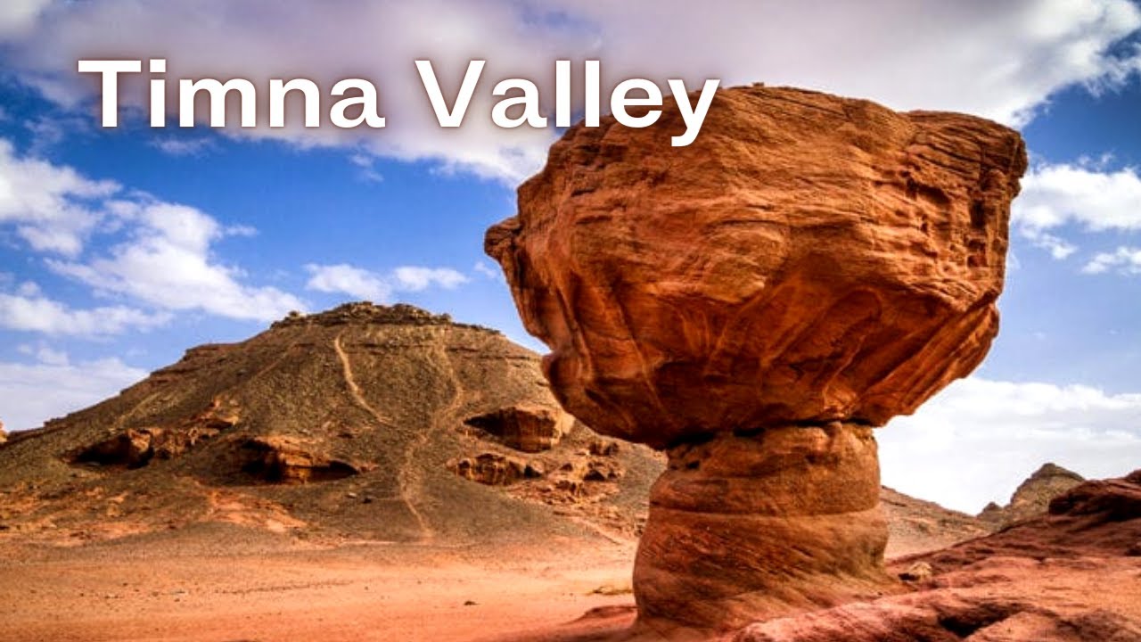 Timna Valley. Scenic Drive. 4K