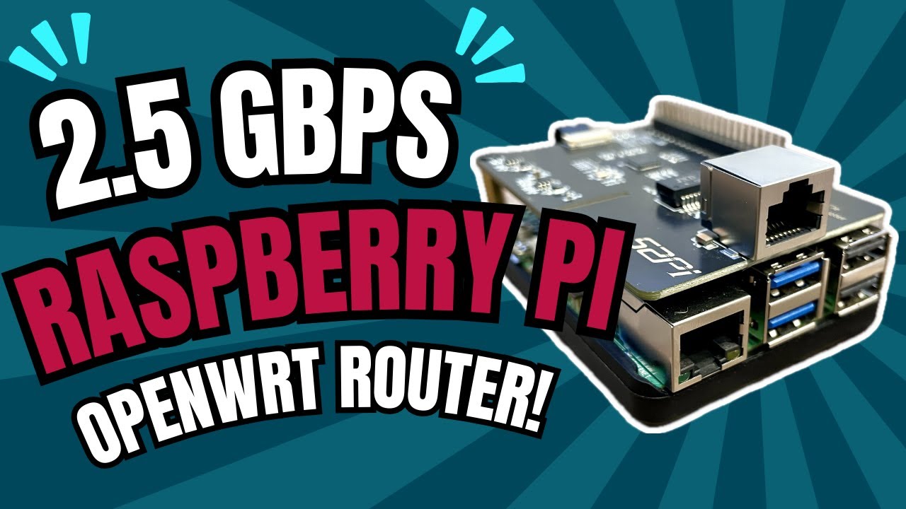 Маршрутизатор Raspberry Pi 5 OpenWRT с локальной сетью 2,5 Гбит/с!