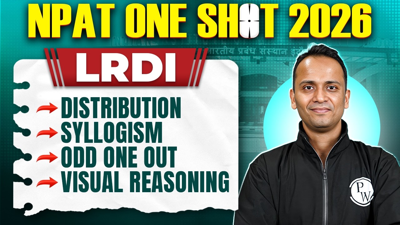 🔥 NPAT 2026 LRDI ONE SHOT | Complete LRDI | Distribution, Syllogism, Visual Reasoning | IPMAT WALLAH