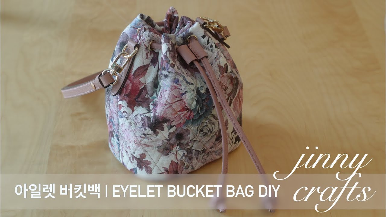아일렛 버킷백 만들기 | Making Eyelet Bucket Bag DIY [4K]
