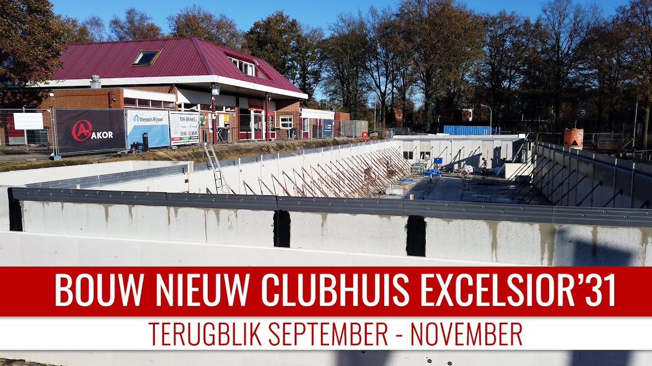 Bouw nieuw clubhuis Excelsior'31 | Terugblik september - november 2025