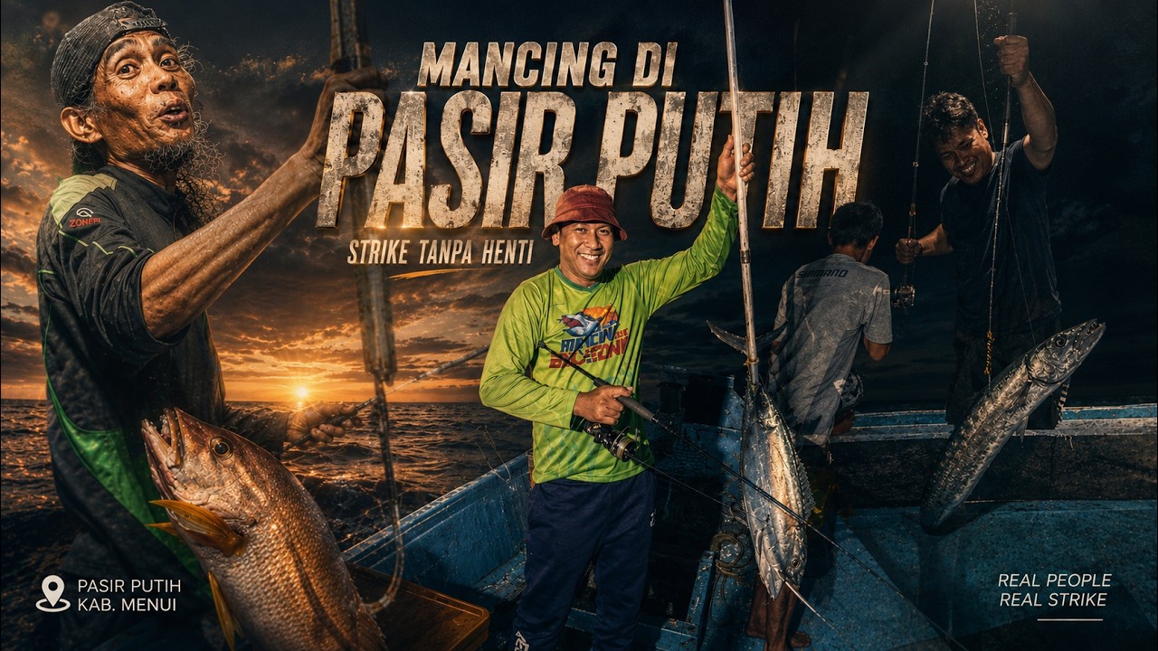 Mancing di Pasir Putih Morowali - Sulawesi Tengah