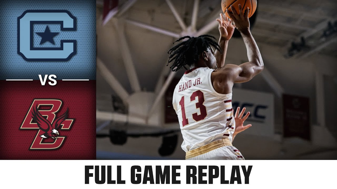 The Citadel vs. Boston College Full Game Replay | 2024-25 ACC Men’s Basketball