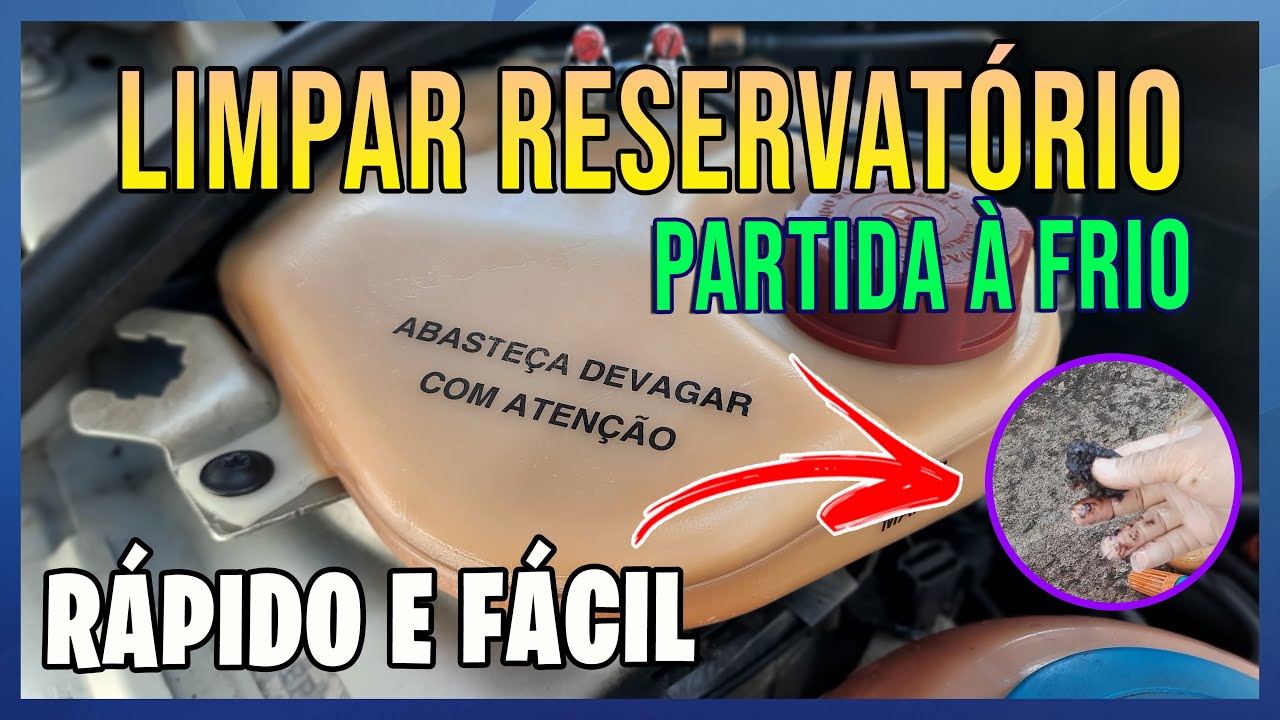 GOL G5 - COMO LIMPAR OU TROCAR O RESERVATÓRIO DE PARTIDA À FRIO - FÁCIL E RÁPIDO!