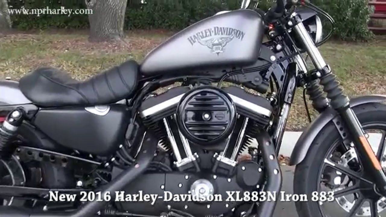 New 2016 Harley Davidson XL883N Iron 883