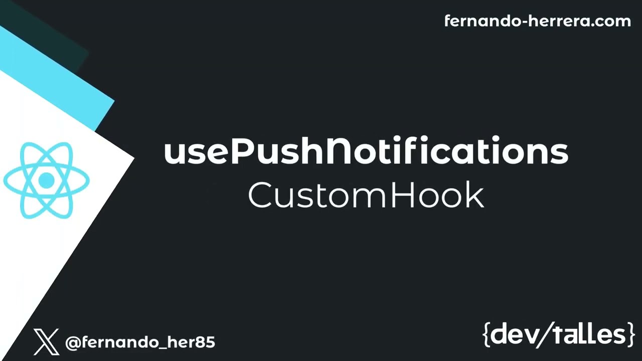 Expo Push notifications - 05/07 - usePushNotifications - CustomHook