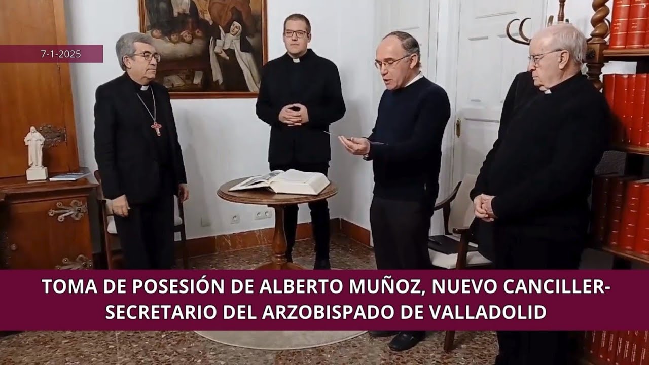 Toma de posesión del nuevo canciller-secretario, Alberto Muñoz