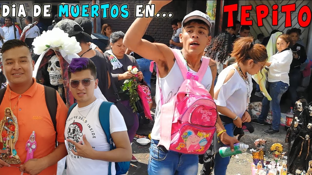 Festejando a la SANTA MUERTE en Tepito 2019