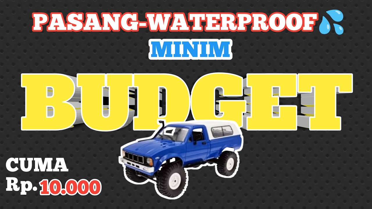 CARA PASANG WATERPROOF WPL C-24 HANYA 10RB