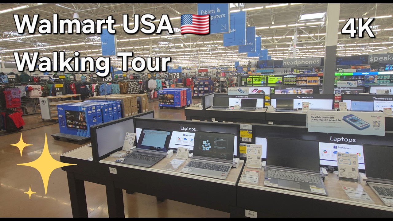 Walmart Walking Tour - The World's Famous Supermarket | Ohio, USA 🇺🇸 [4K 60fps]