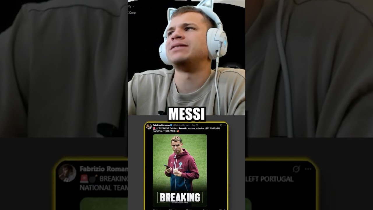 Jynxzi Reacts to Ronaldo Leaving Portugal & Immediately Brings Up Messi 💀😭
