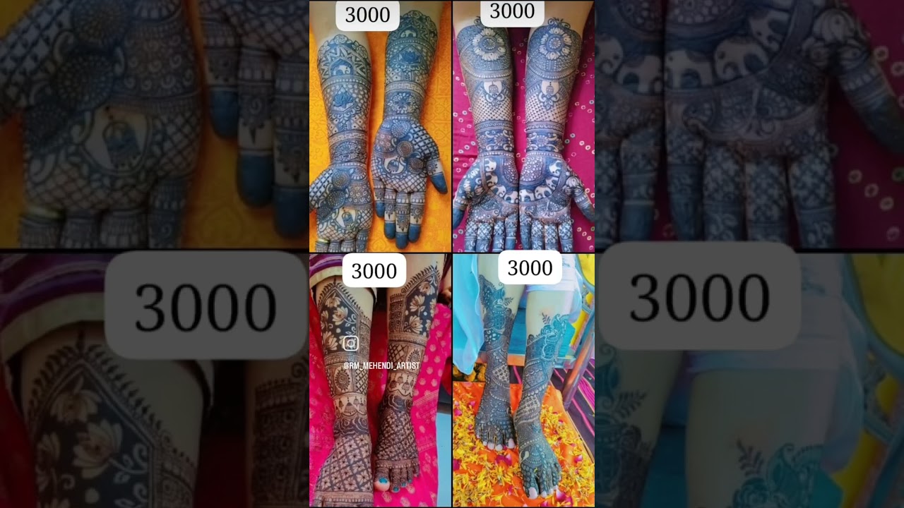 Rates for Bridal Mehendi 🌿🤗💯#mehendi #rajdhanisatara #Viralreel#viralvideochallenge #viralsong🔥🌿💖💫