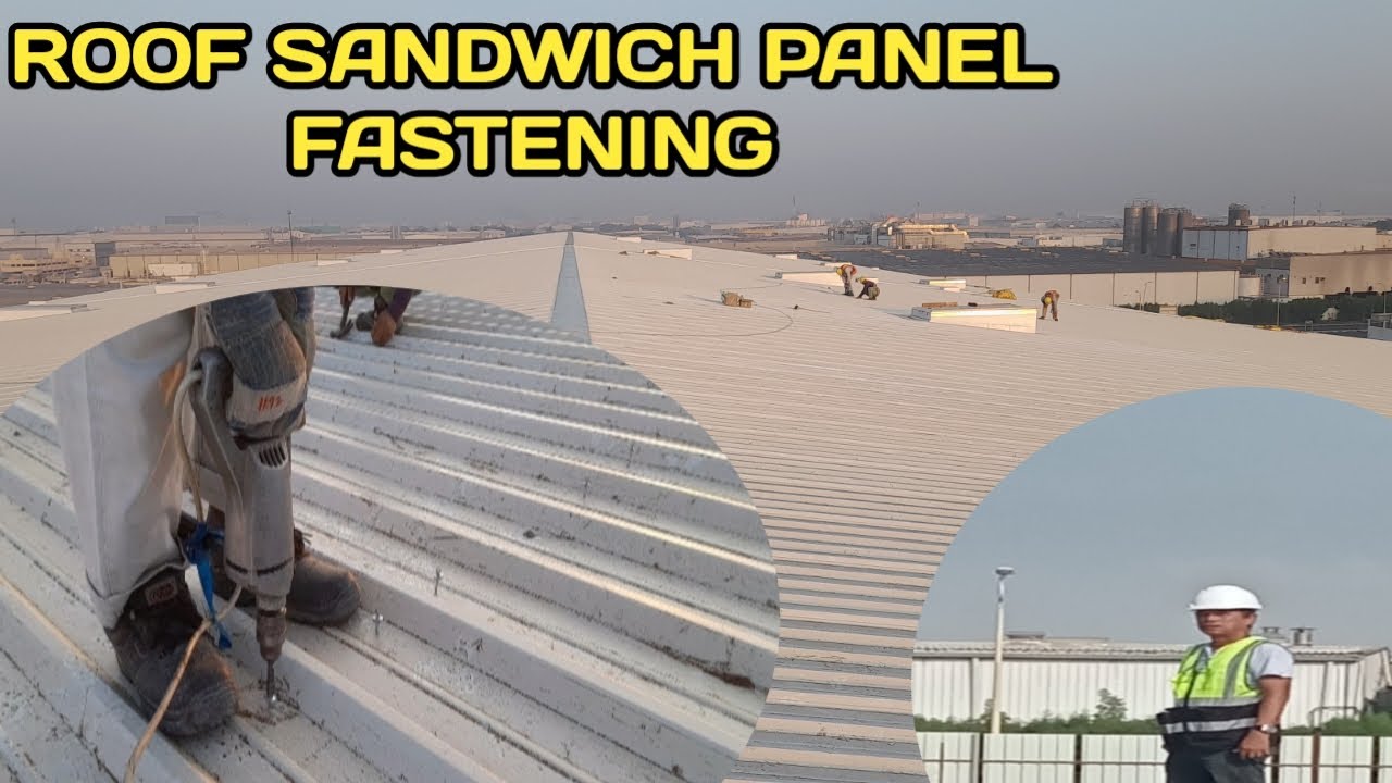 How to make fastening on roof sandwich panel