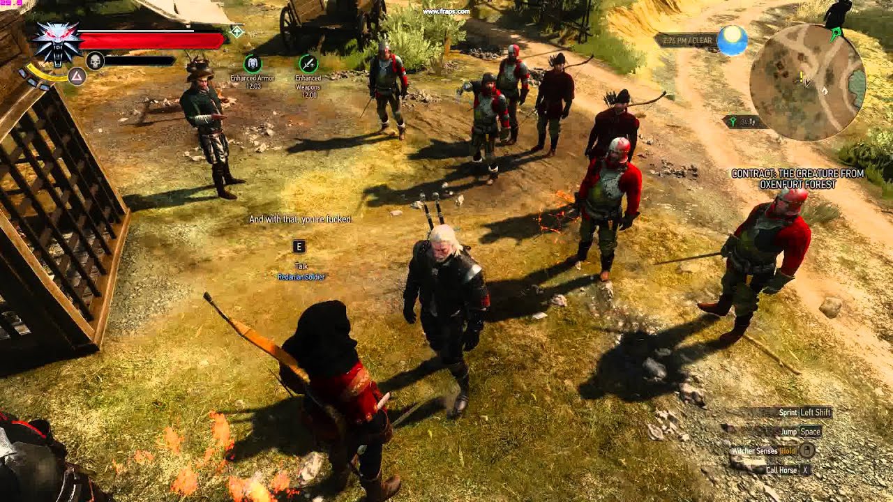 Witcher 3 tough redanians guards