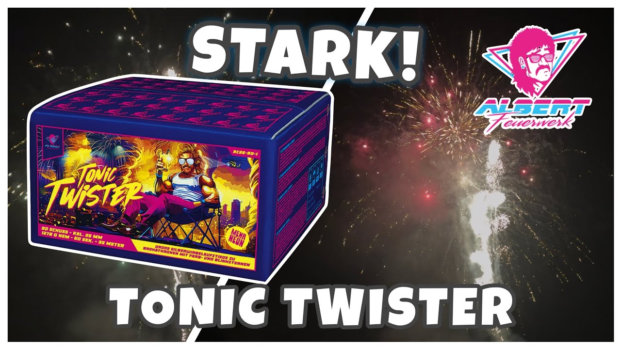 Tonic Twister von Albert Feuerwerk 🔥 | NEUHEIT 2025 🤩 | Pyro TV 