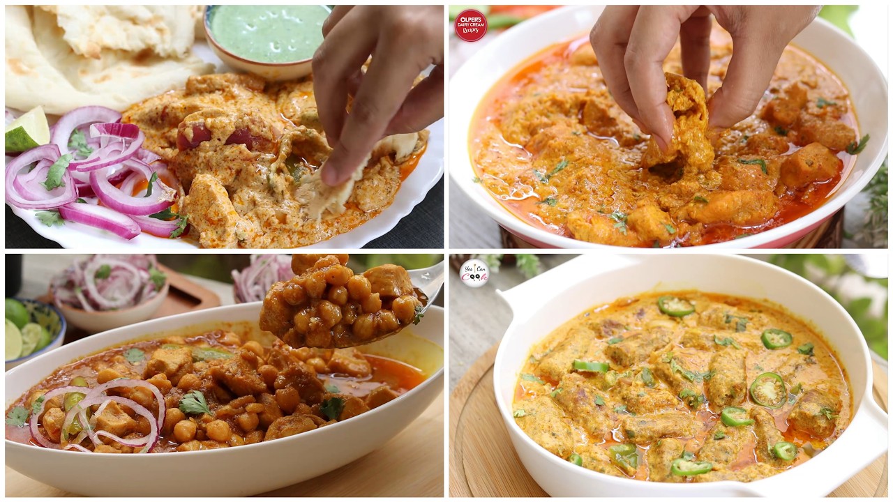 4 DELICIOUS PAKISTANI DINNER & LUNCH RECIPES by (YES I CAN COOK)