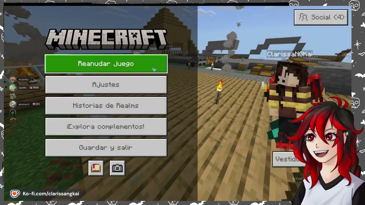 minecraft con amigos