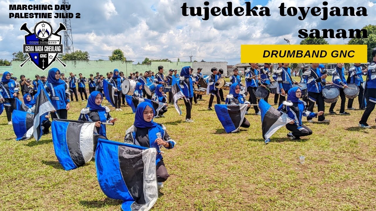 Marchingday PALESTINE Jilid 2 | Tujedeka toyejana sanam - Cover drumband GNC