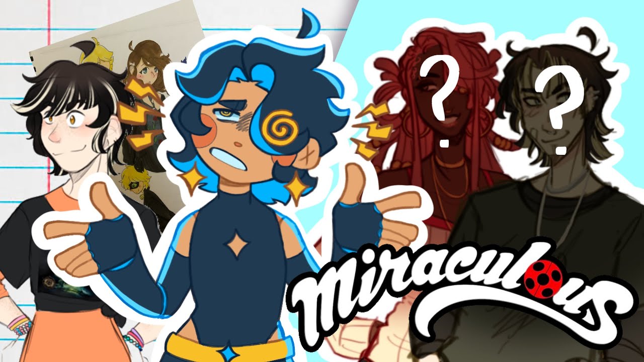 redesigning my cringy middle school ocs! (fnaf + miraculous??) || speedpaint + commentary ✧