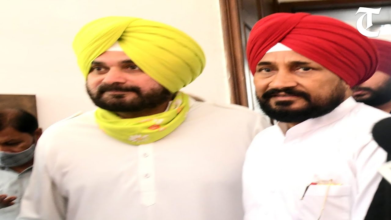 New Delhi: Punjab CM Charanjit Singh Channi, PPCC chief Navjot Singh Sidhu leave Punjab Bhawan