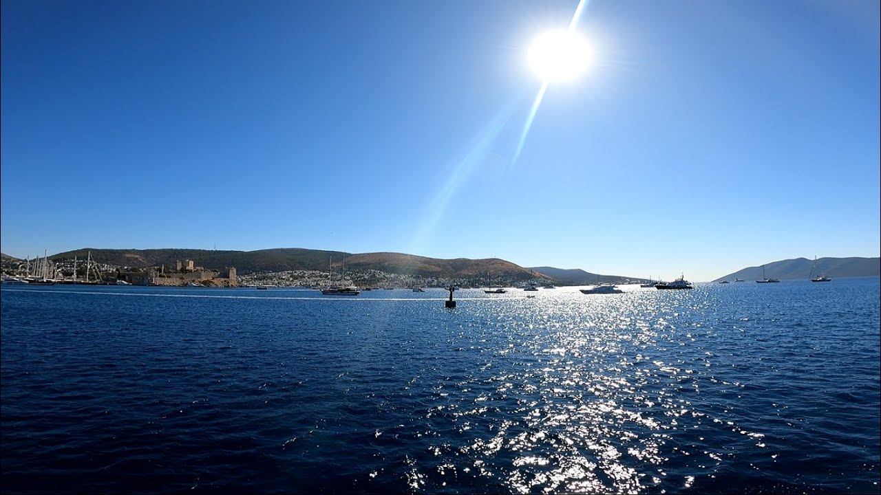 Kos-Bodrum ferry Apollon II cruise (Highlights) beautiful views of the Aegean Sea September 2023