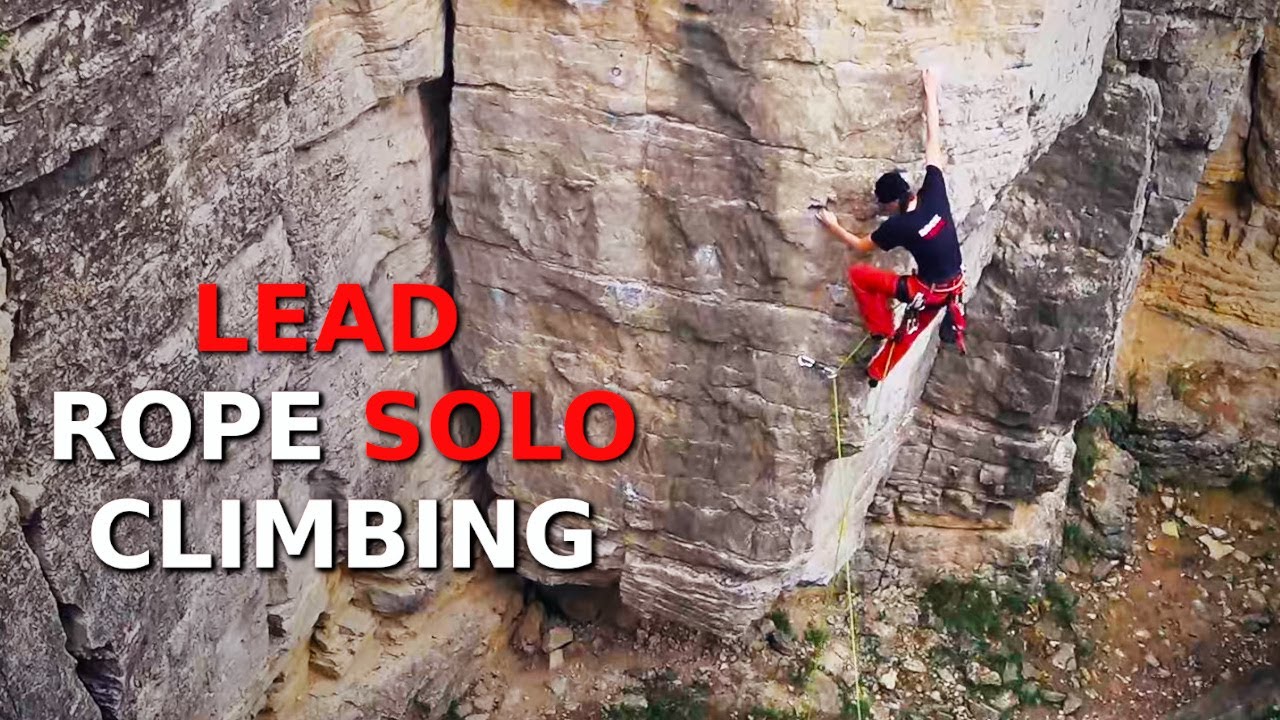 Lead Rope Solo Climbing Hessigheim Classics 3: Gammelkante
